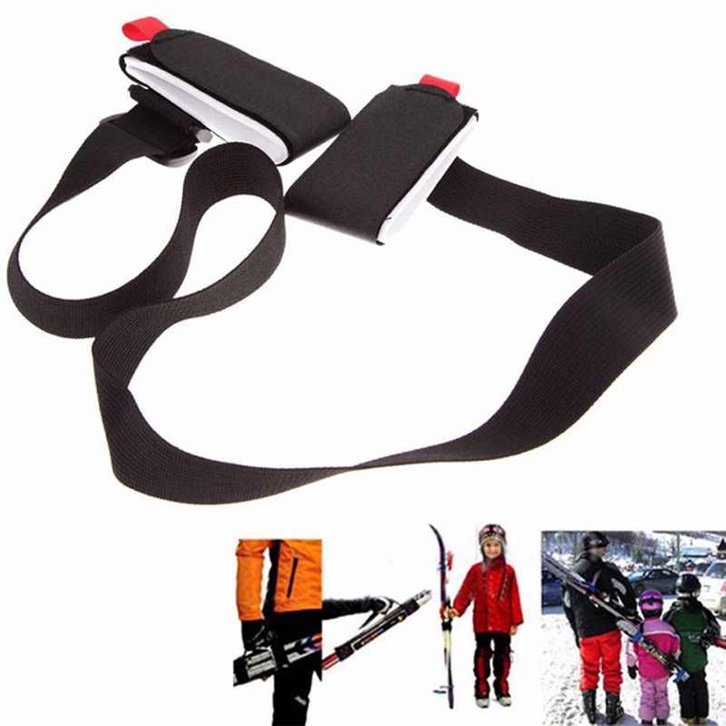 Manufacturers supply ski portable strap adjustable portable snowboard shoulder strap double plate fixed strap strap