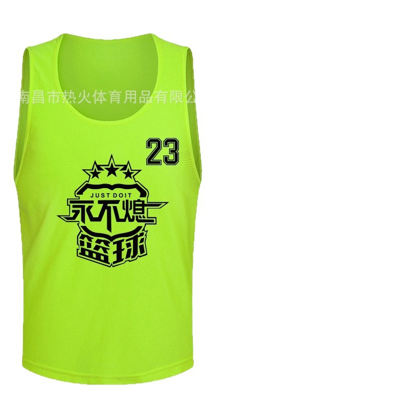 Amazon Cross-Border Mesh Combat Suit Breathable Basketball Football Training Vest Outdoor Development Activity Number Vest