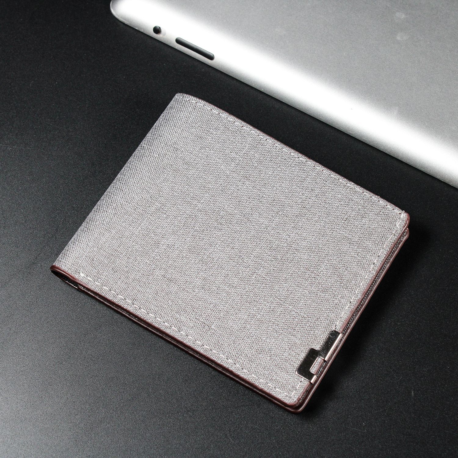 Новый короткий повседневный джинсовый кошелек мужской многофункциональный молодежный кошелек простой монетница оптовая продажа