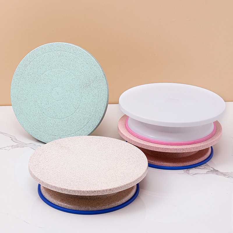 Cake turntable plastic decorating table cake rotating table plastic turntable decorating cream Workbench baking utensils