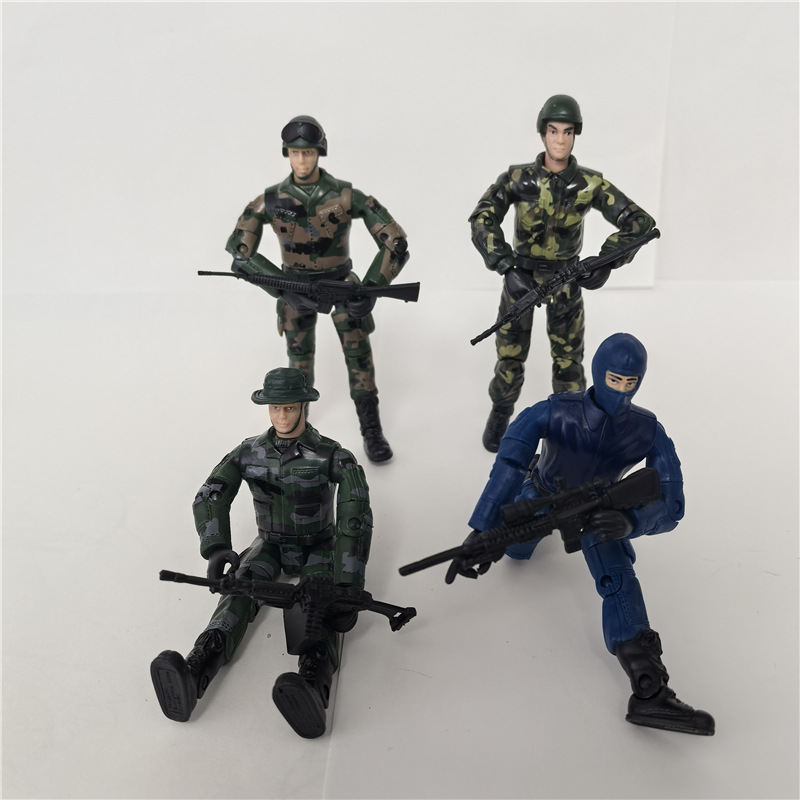A Variety of Bulk Goods 10cm High Special Forces Soldiers and Military Joints Movable Modern Military Doll Model Toys