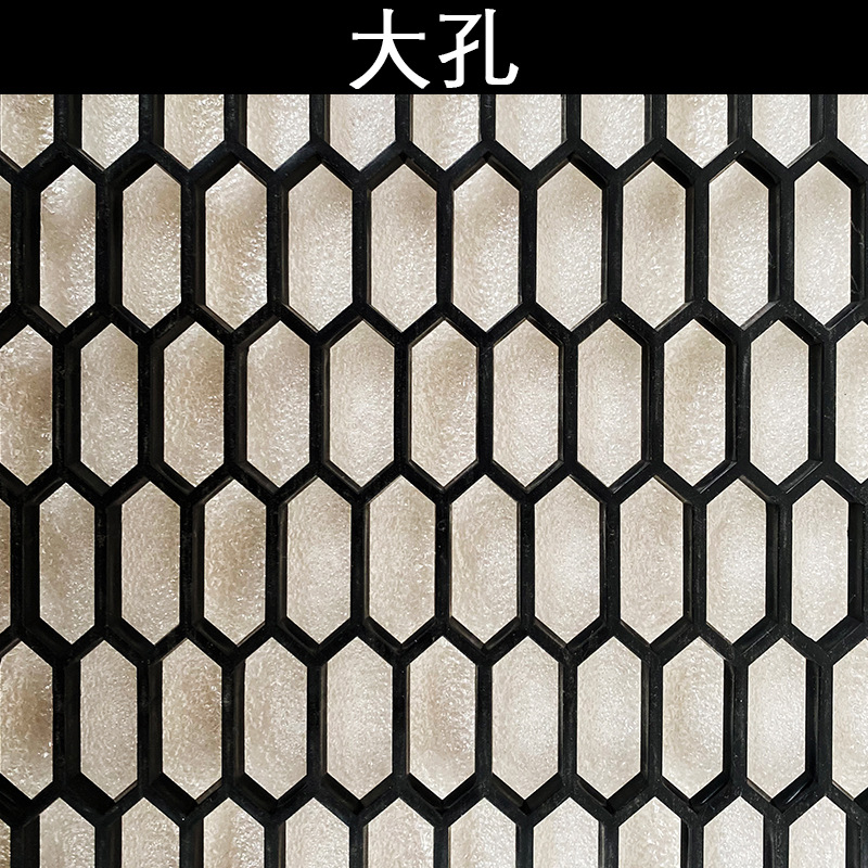 Car mid-net modification universal large surrounded ABS plastic modified into car heat dissipation rhombus insect-proof cellular net