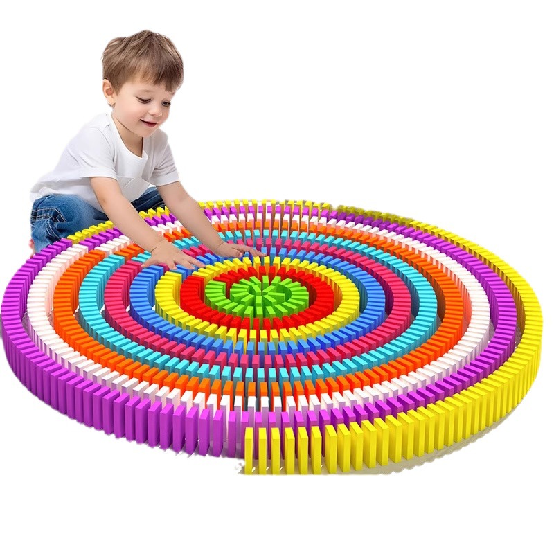 Dominoes Children's Educational Toys Kindergarten Primary School Students' Day Building Blocks Gift for Adult Competition