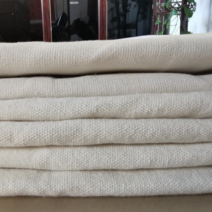 Source Manufacturer Wholesale 2X2 Polyester-Cotton Canvas Handbags, Bags, Shoe Materials, Natural Polyester-Cotton Raw Fabrics, Labor Protection Canvas Fabrics