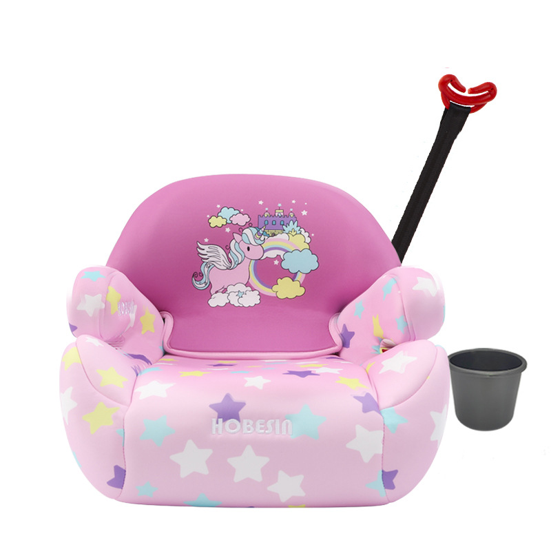 Автокресло для детей 2-3-12 лет, подъемная подушка, простое и портативное, ISOFIX