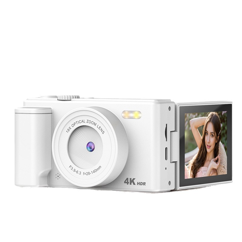 Cross-Border Mirrorless Camera 2.8inch Hd 180-Degree Flip Screen Outdoor Vlog Shooting Student Ccd Digital Camera