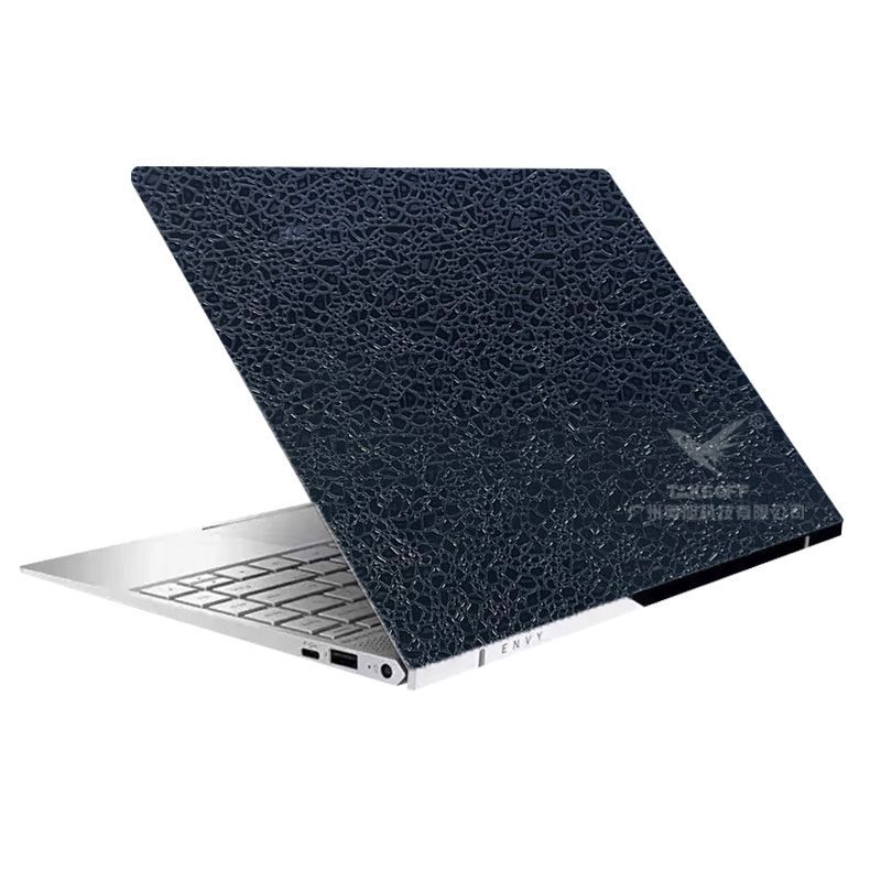 DIY crocodile leather laptop film stone pattern black 17 inch shell film DIY leather pattern 15.6 inch film