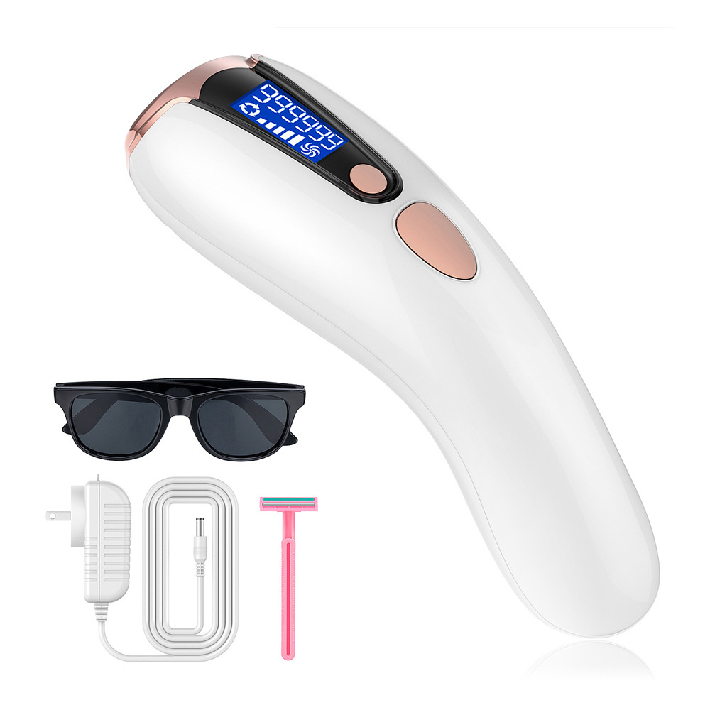 Cross-Border Freezing Point Laser Hair Removal Device Ipl Photon Pulse Portable Beauty Device Whole Body Private Part Armpit Hair Removal Artifact