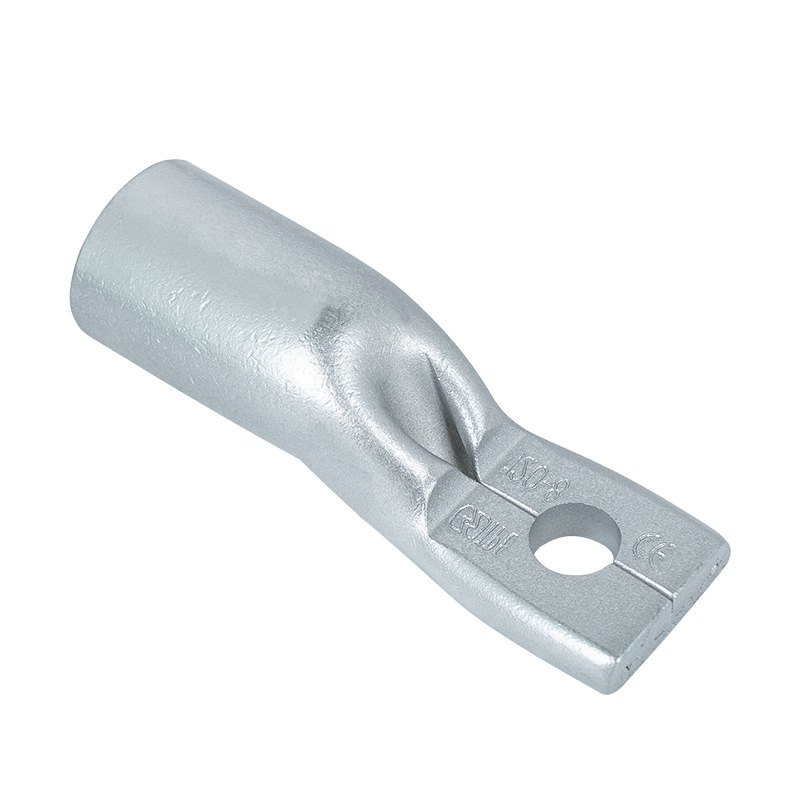 Copper Tinned Flat Terminal Block Square Cable Connection Cold-Pressed Copper Tube Terminal