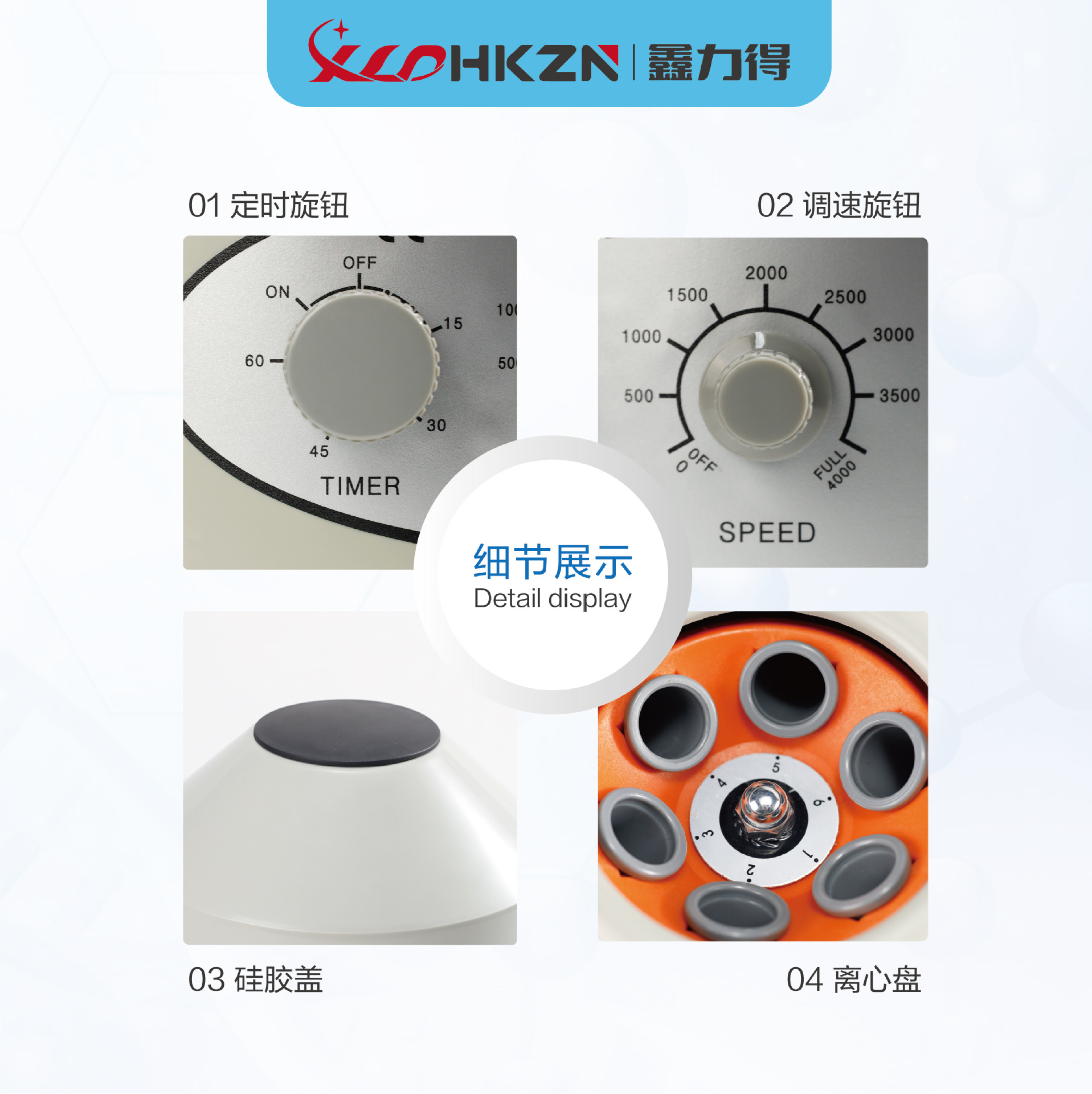 Small 800-1 Centrifuge 800D Laboratory Separation Equipment Cross-border Desktop Electric Laboratory Centrifuge
