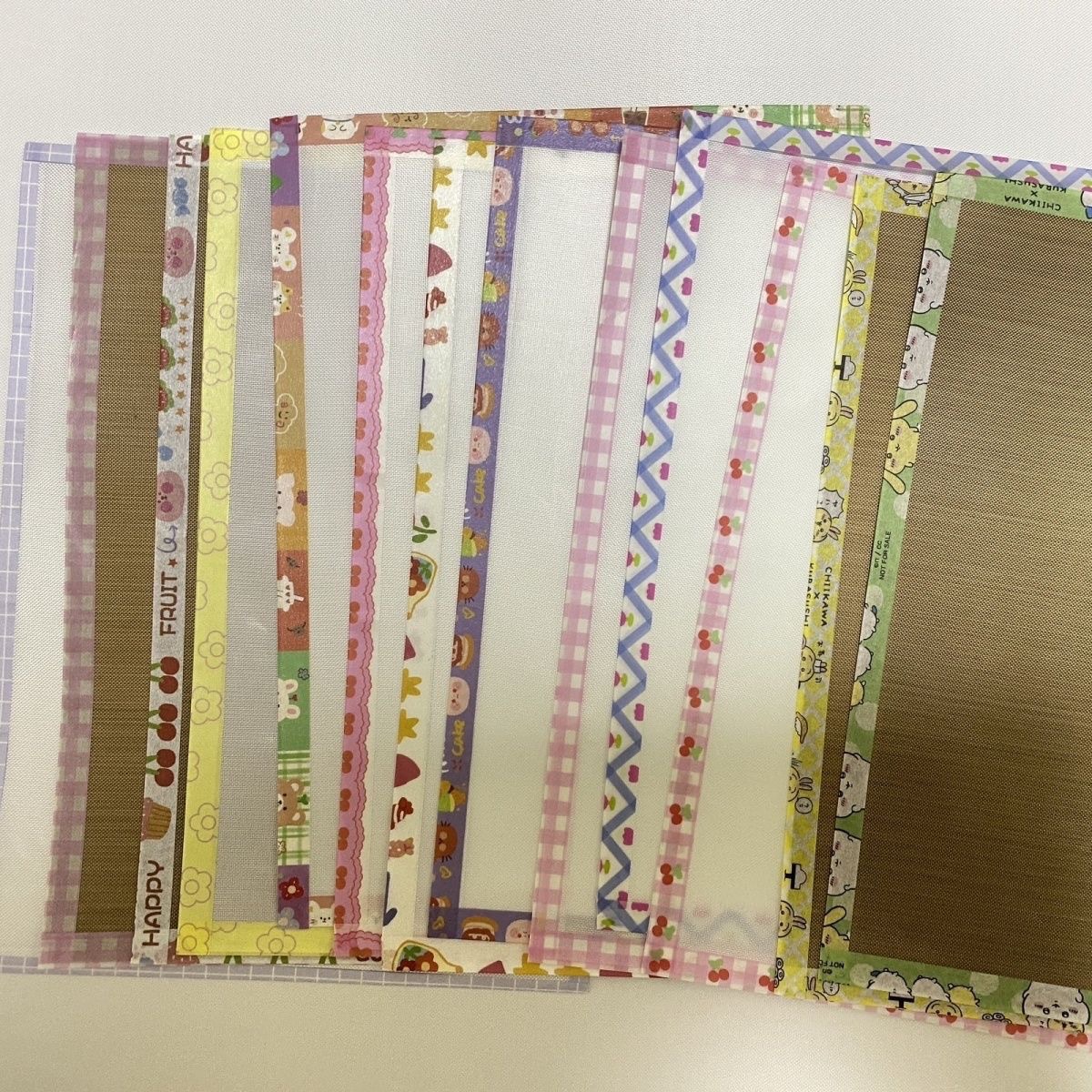 Edge-Sealed Bean Baking Cloth, Soft and High-Temperature Resistant Ironing Cloth, Handmade DIY Bean Ironing Aid Cloth, Matte Translucent