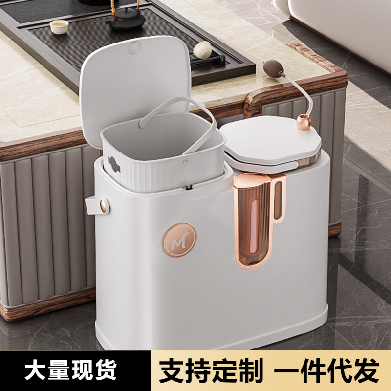 Ведро для чая Ведро для чайных отходов Фильтр для раздельного сбора мусора Ведро для дренажа Ведро для отходов чайного стола Аксессуары для набора кунг-фу чая Чайная церемония Ведро для чая