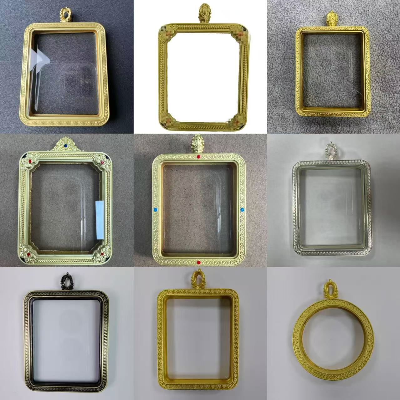 Кулон из стекла, водонепроницаемая танка, круглая, двусторонняя