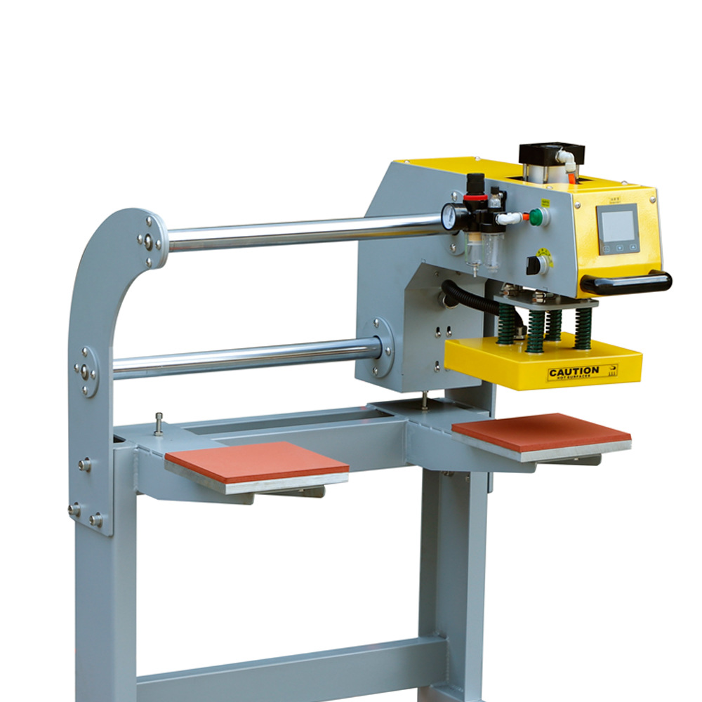 in stock small cloth label weaving mark printing logo stamping machine sleeve 15x 15CM small printing equipment machine