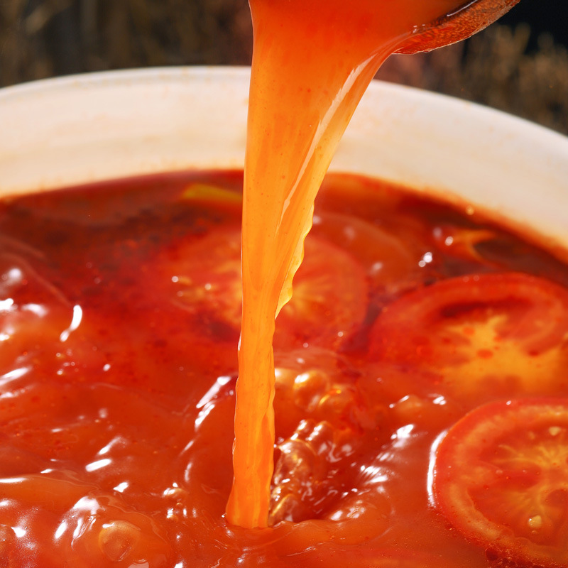 База для острого супа с томатами и говяжьим хвостом Chongqing Huiyouyuan № 2 коммерческая 500г