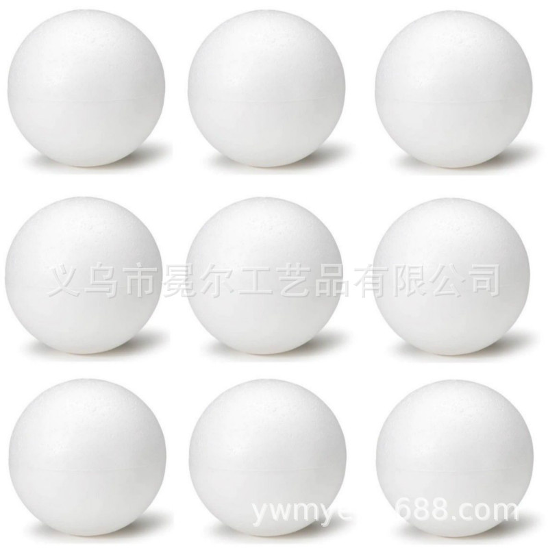 Factory Direct Supply of Styrofoam Foam Balls DIY Solid Styrofoam Balls for Shopping Mall Decoration and Wedding