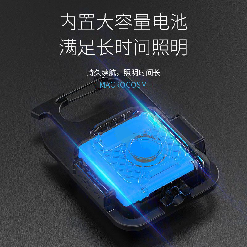 Cross-Border Amazon Bracket Cob Work Light Outdoor Strong Light Flashlight Mini Multi-Function Emergency Keychain Light