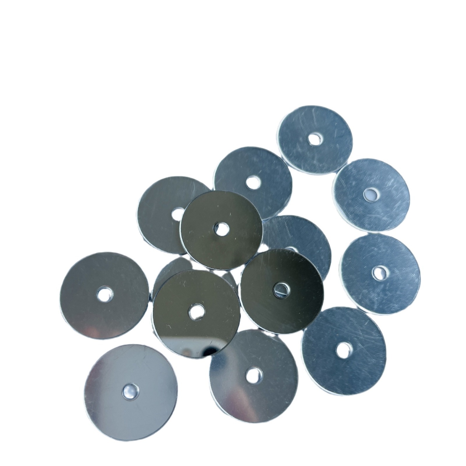 Customized Pc Lens Semi-Transparent Double-Sided Mirror Adhesive Toy Plastic Mirror Special-Shaped Cosmetic Box Hd Mirror Petg Reflector