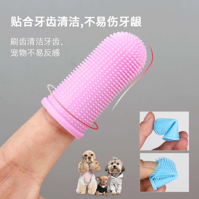 Pet Toothbrush, Dog Toothbrush, Cat and Dog Finger Toothbrush, Silicone Finger Set, Cat Toothbrush, Pet Disposable Toothbrush