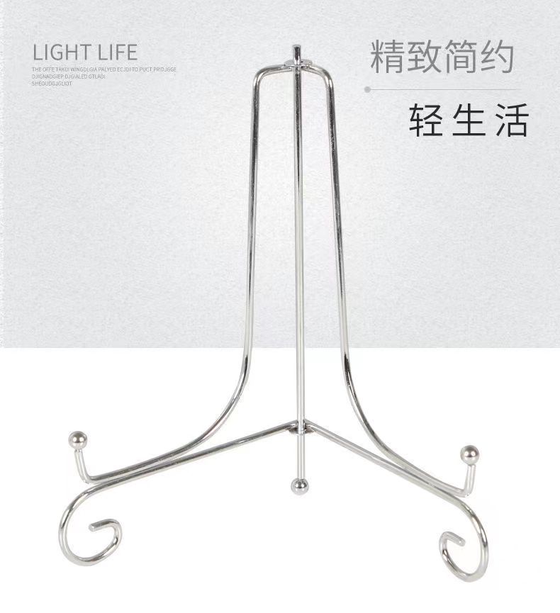 Bracket Base Iron Solid European Style Display Sample Round Plate Bracket Disk Bracket cd Clock Bracket