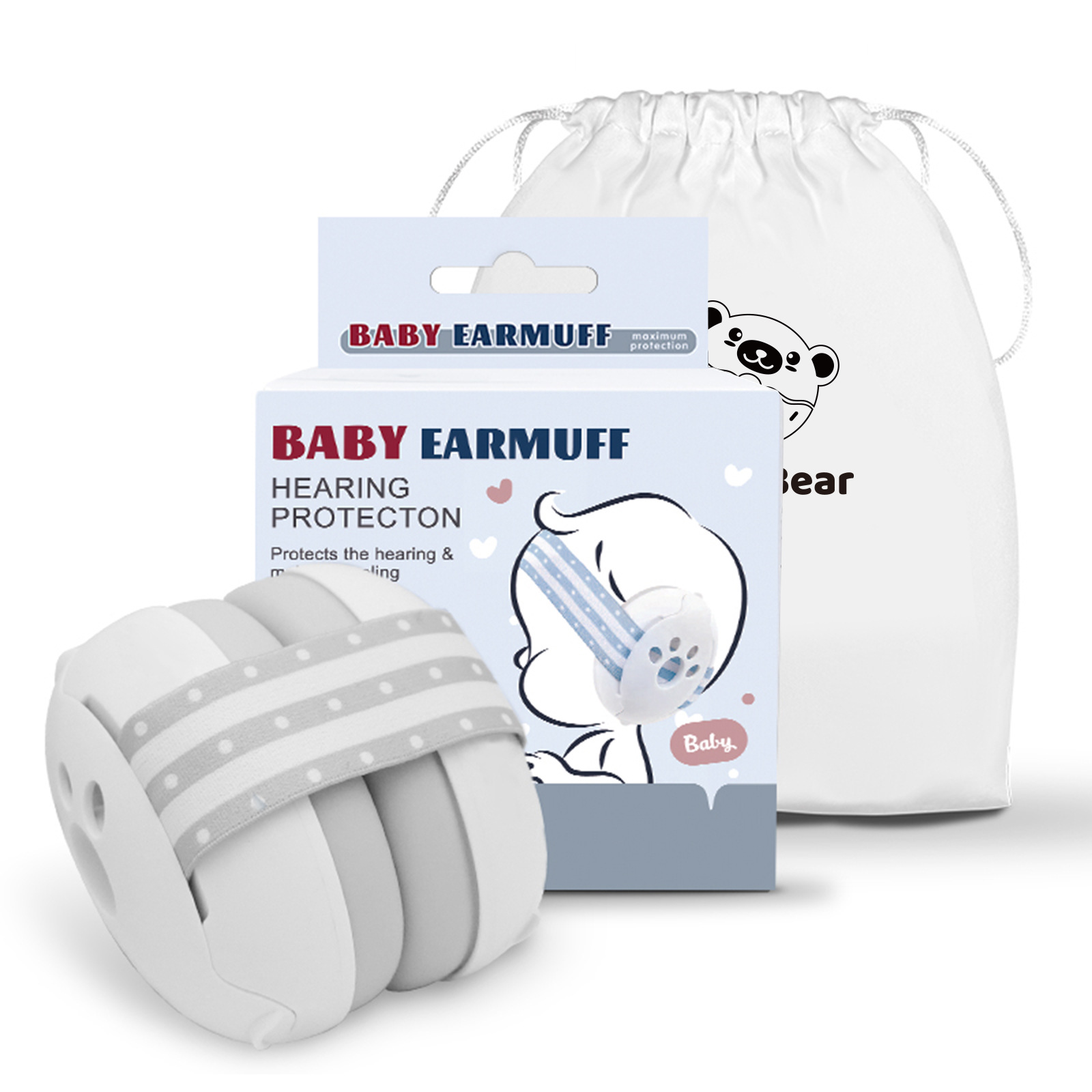 Amazon Best-Selling Source Manufacturer Ce Ansi Certified Multi-Color Lightweight Foldableable Kidsren's Noise Reduction Protective Earmuffs