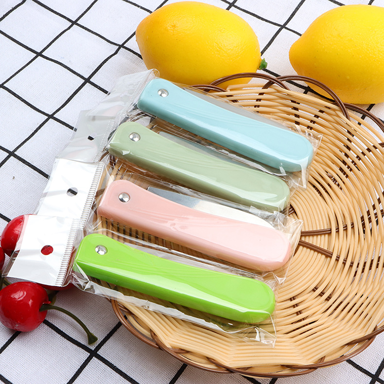 Stainless steel folding fruit knife fruit knife household knife folding knife fruit knife portable fruit knife