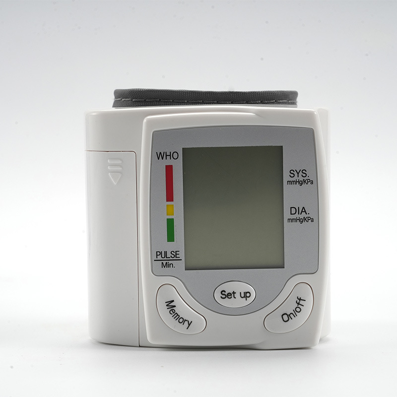 High-Precision Portable Blood Pressure Meter Cross-Border Wholesale Home Detector Fully Automatic Wrist Sphygmomanometer Dropshipping