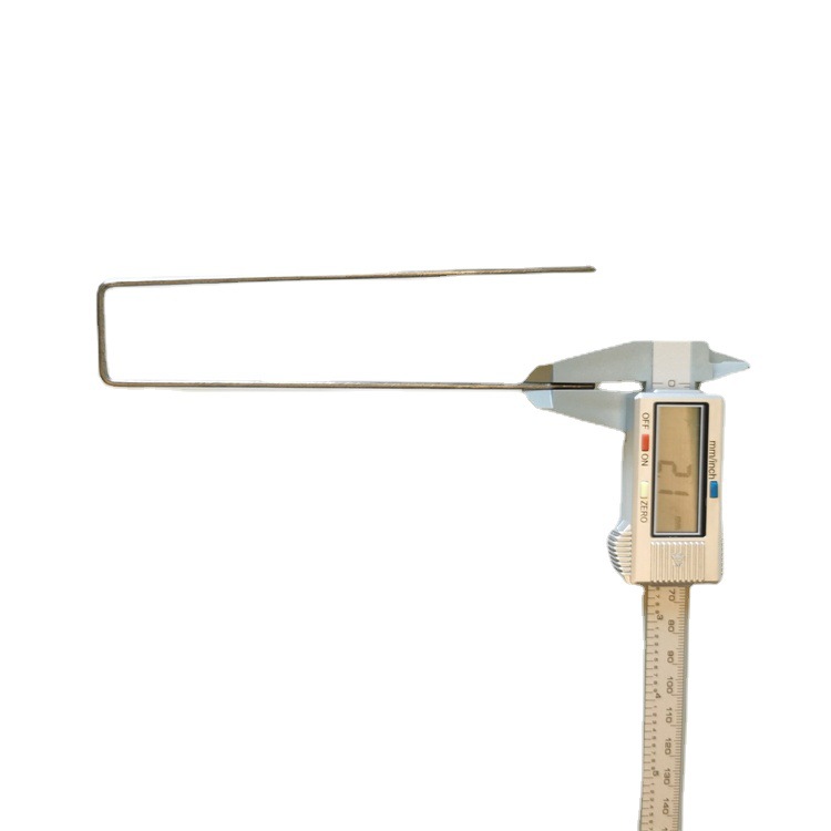 Cross-Border Galvanized Grass-Proof Cloth Lawn Turf Nails Agricultural Mulch Cover Dust Net Insert Soil Fence U-Shaped Fixator Ground Nails