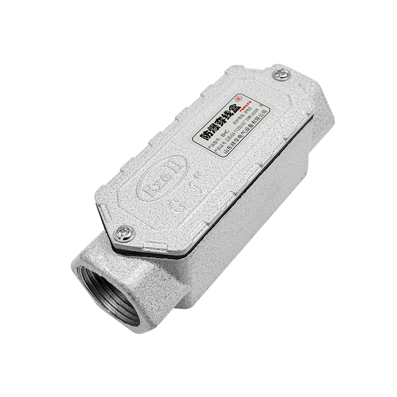 Explosion-Proof Threading Box Dn20 Explosion-Proof Straight-Through Four-Way Bhc Explosion-Proof Elbow Cast Aluminum 6-Point Explosion-Proof Three-Way Threading Box