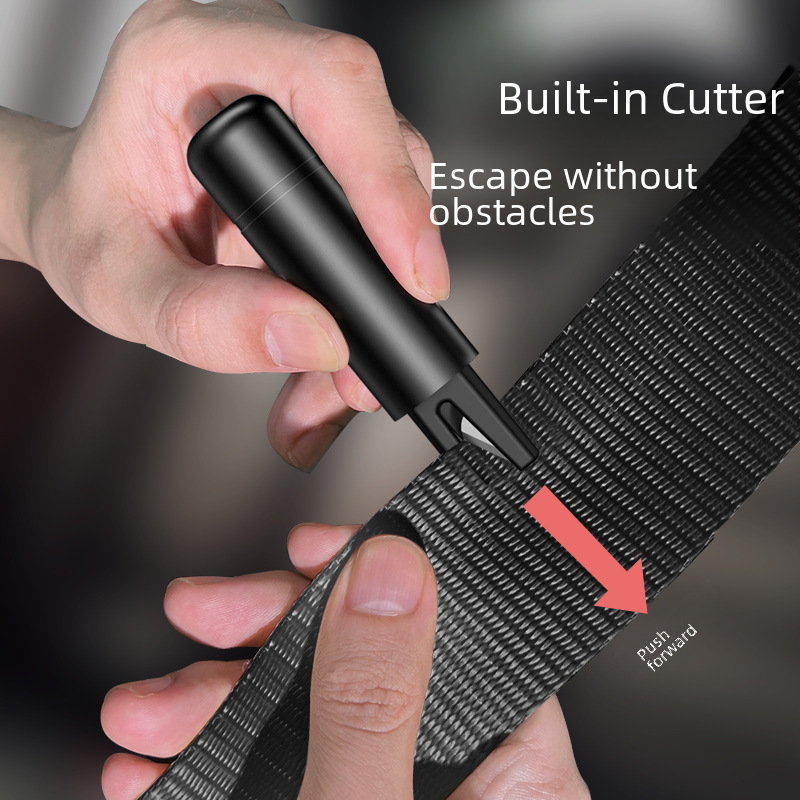New car window breaking artifact escape hammer emergency safety hammer car cutter multi-function one second window breaking tool