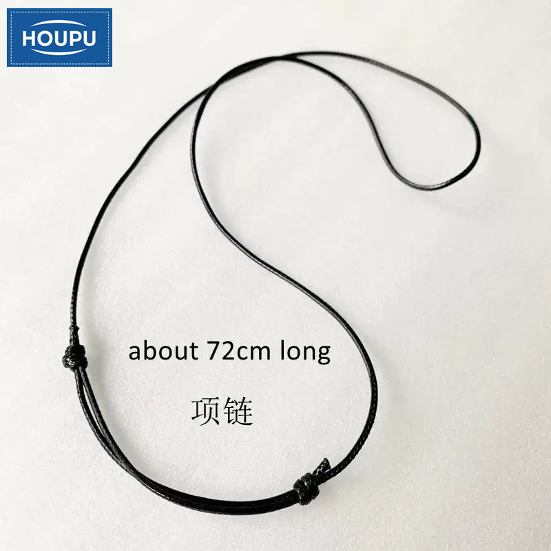 Wax Rope Braided Necklace Rope about 70cm Adjustable DIY Black Universal Chain Braided Finished Pendant Rope Lanyard Clavicle