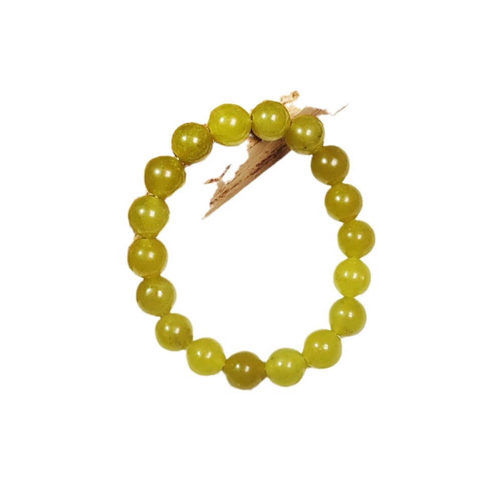 Natural serpentine jade bracelet wholesale jade natural avocado color bracelet for men and women with high-grade white accessories