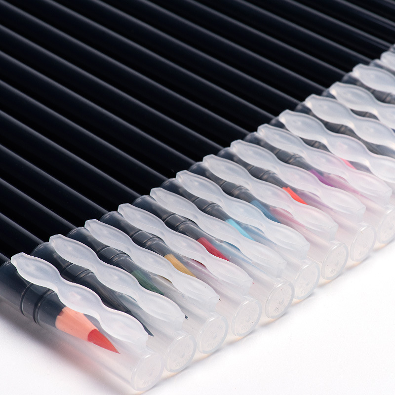 Watercolor Brush Pen, Watercolor Brush, Cross-Border Exclusive Supply of Brush Pens, Creative Calligraphy Pen, Soft Pen, Comic Hand-Drawing Gift Box