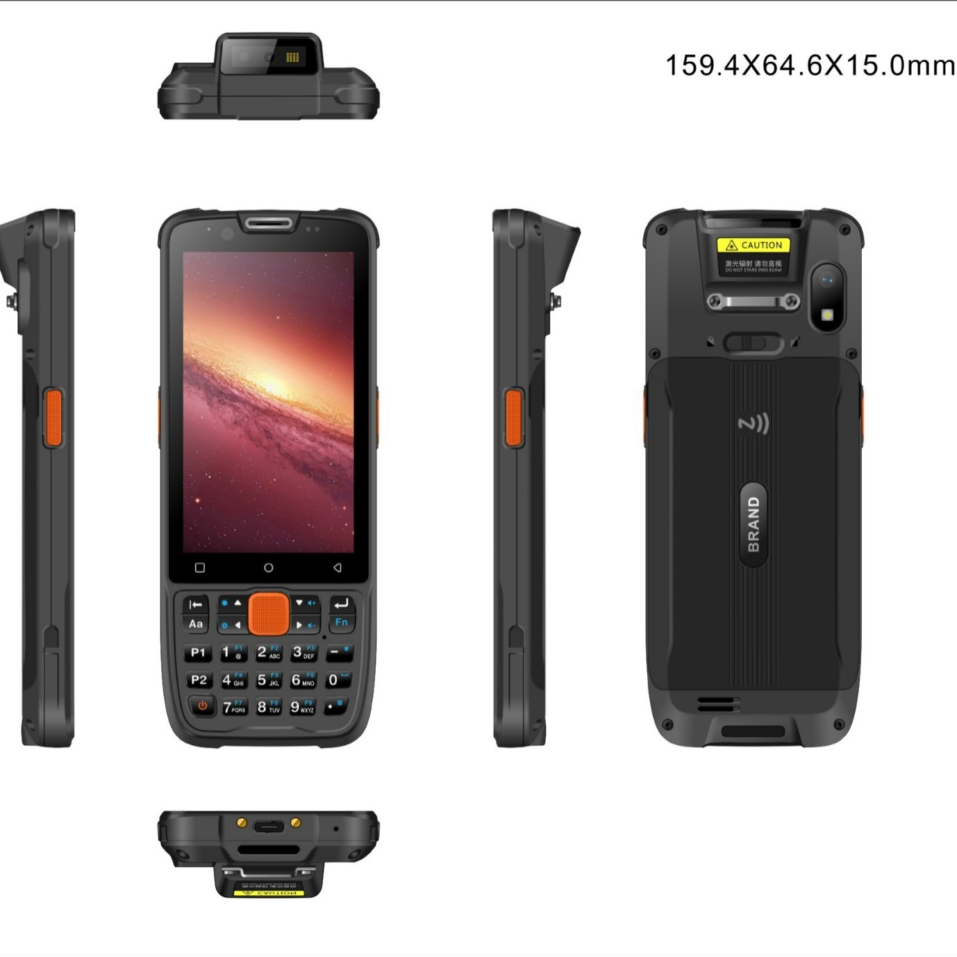 Warehouse Factory Logistics Inventory Industrial Handheld Machine for Inbound and Outbound Storage Compact E-Commerce Warehouse Smart Pda