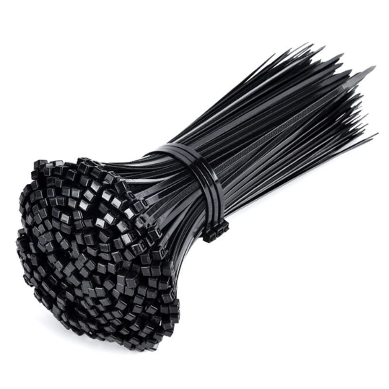 Source Factory Wholesale Nylon Cable Ties High-Strength Self-Locking 5*300 Wire Bundling Plastic Cable Ties