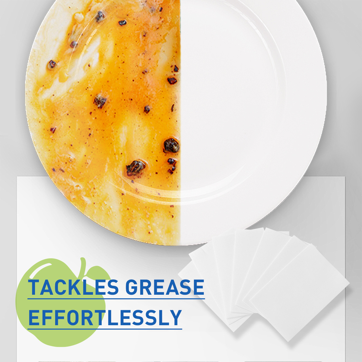 YUCO Green Apple Dishwashing Tableware Cleaner to remove oil and bright dish fragrance natural fresh does not hurt the hand multi-function