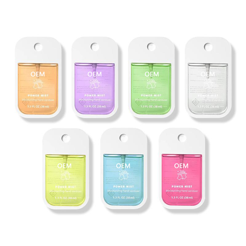No-Wash Hand Sanitizer Spray Fragrance Antibacterial Alcohol Cleaning Cross-Border Foreign Trade Outdoor Quick-Drying Gel Processing Customization