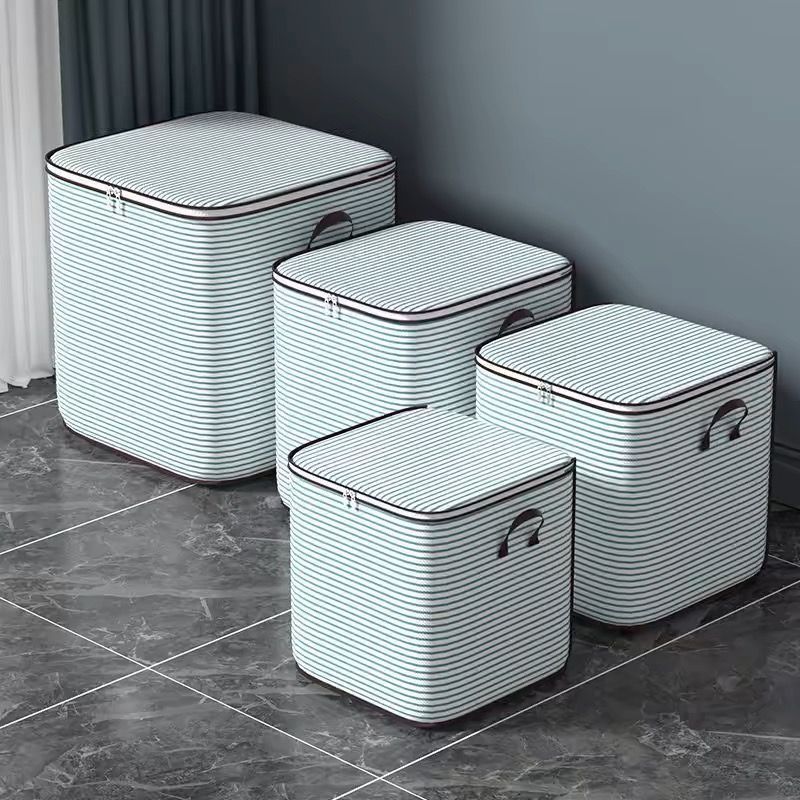 Quilt Storage Bag for Home Use, Thickened Large-Capacity Clothing and Quilt Organizer Bag, Clothing Moving Storage Solution