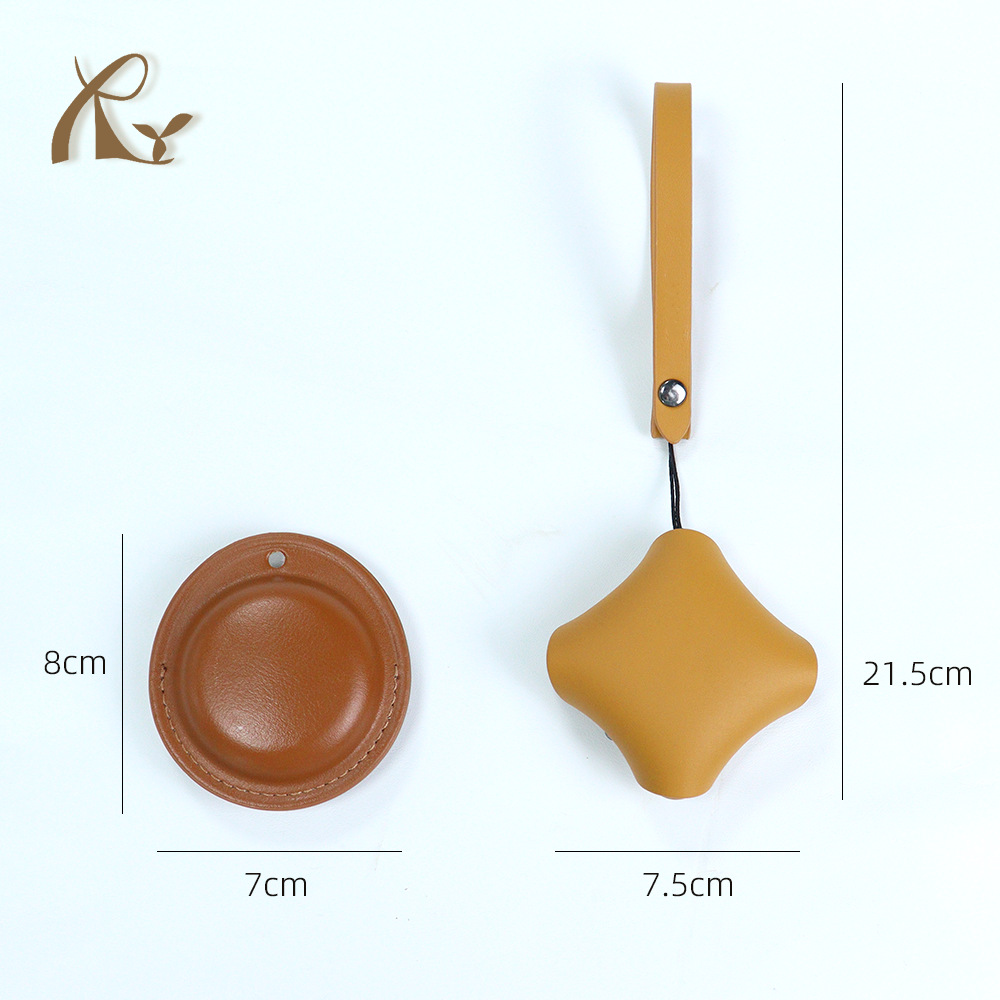 Processed Customized Leather Aromatherapy Sachet Pendant Wax Tablet Cosmetics Bag Fragrance Tablet Deodorizing Car Ornaments Sachet Sachet