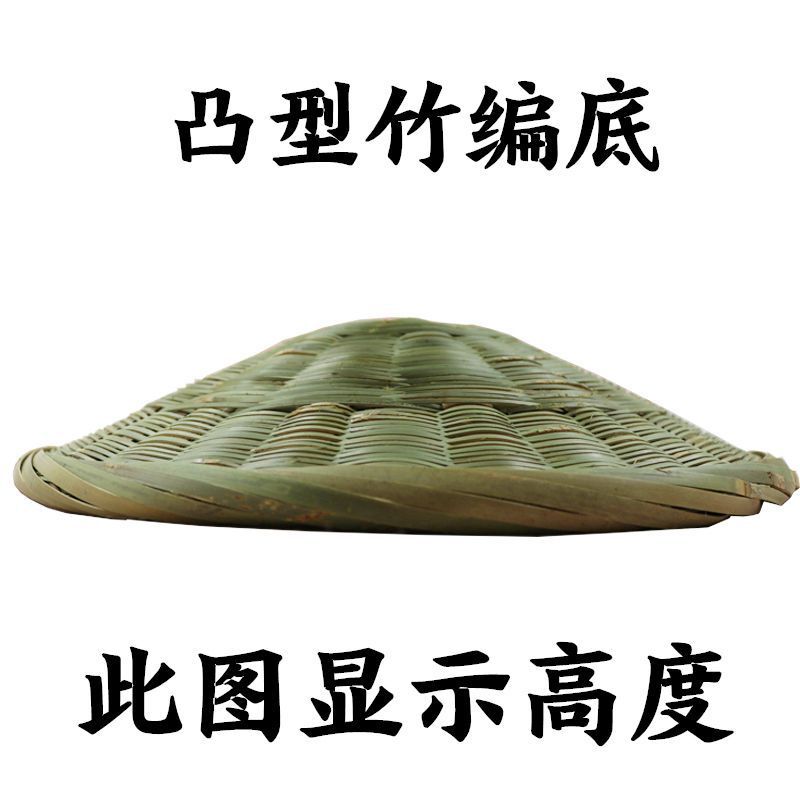 Bamboo Base Lid Handmade Wooden Barrel Bamboo Tube Double-Layer Household Steamer Steamer Rice Steamer Bamboo Woven Bottom Durable