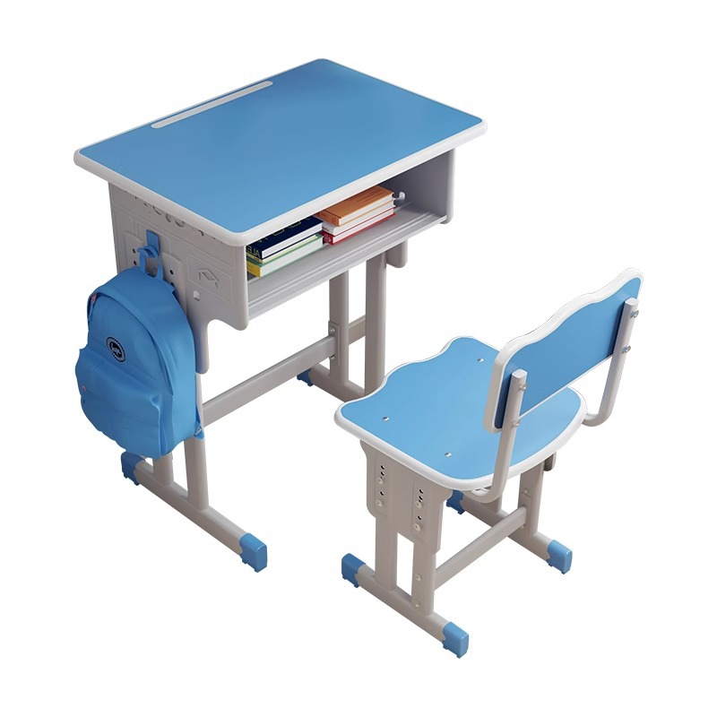 School Pupils' Table Desk Children's Study Table Writing Table and Chair Home Children's Homework Desk suit