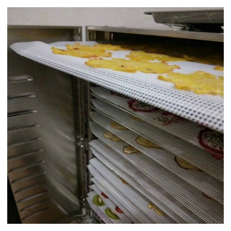 Silicone steamer cloth square food drying mat non-stick high temperature resistant drying food dehydration mat