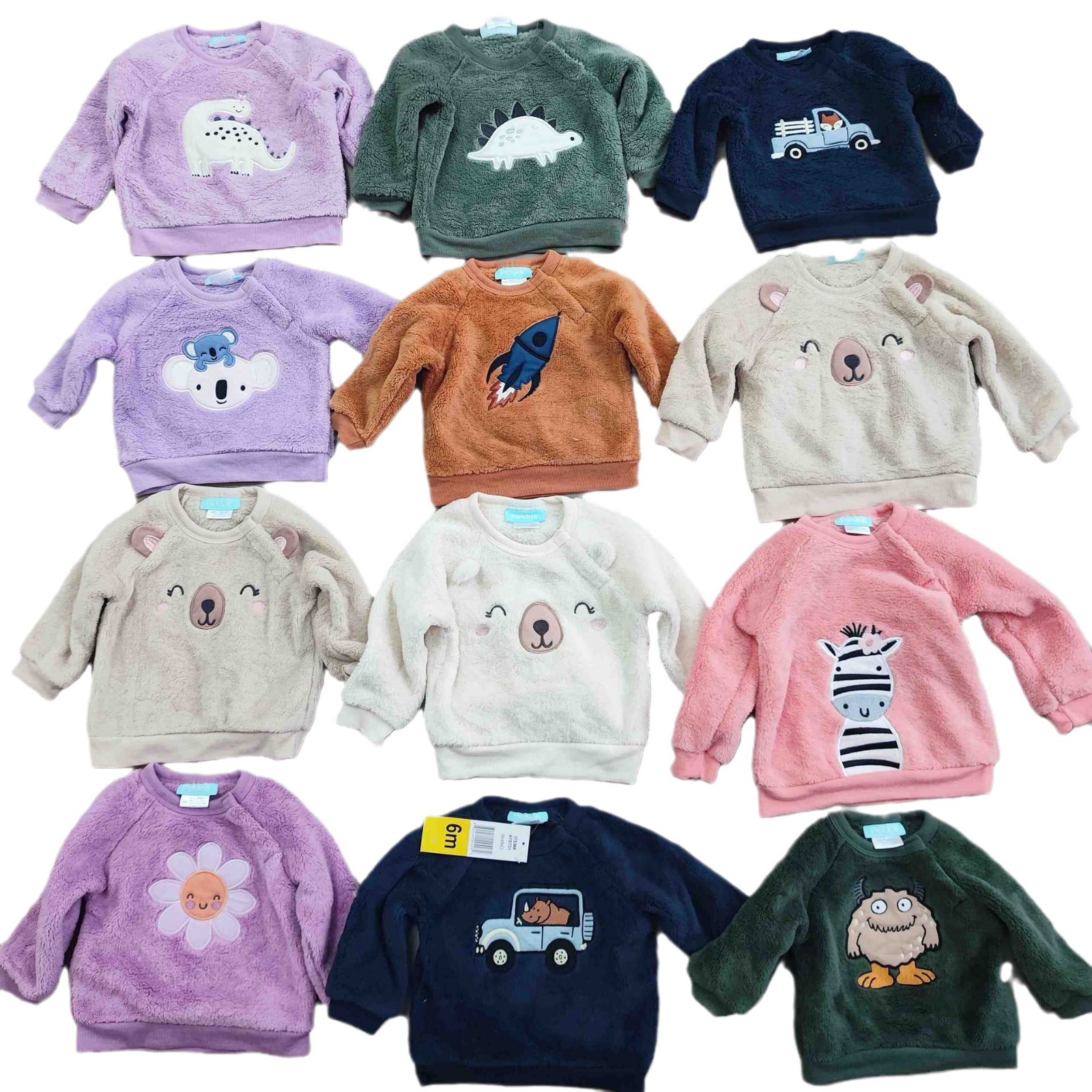 2024 foreign trade cross-border exclusive in stock stock inventore children's clothing men's and women's coral fleece sweater long-sleeved top