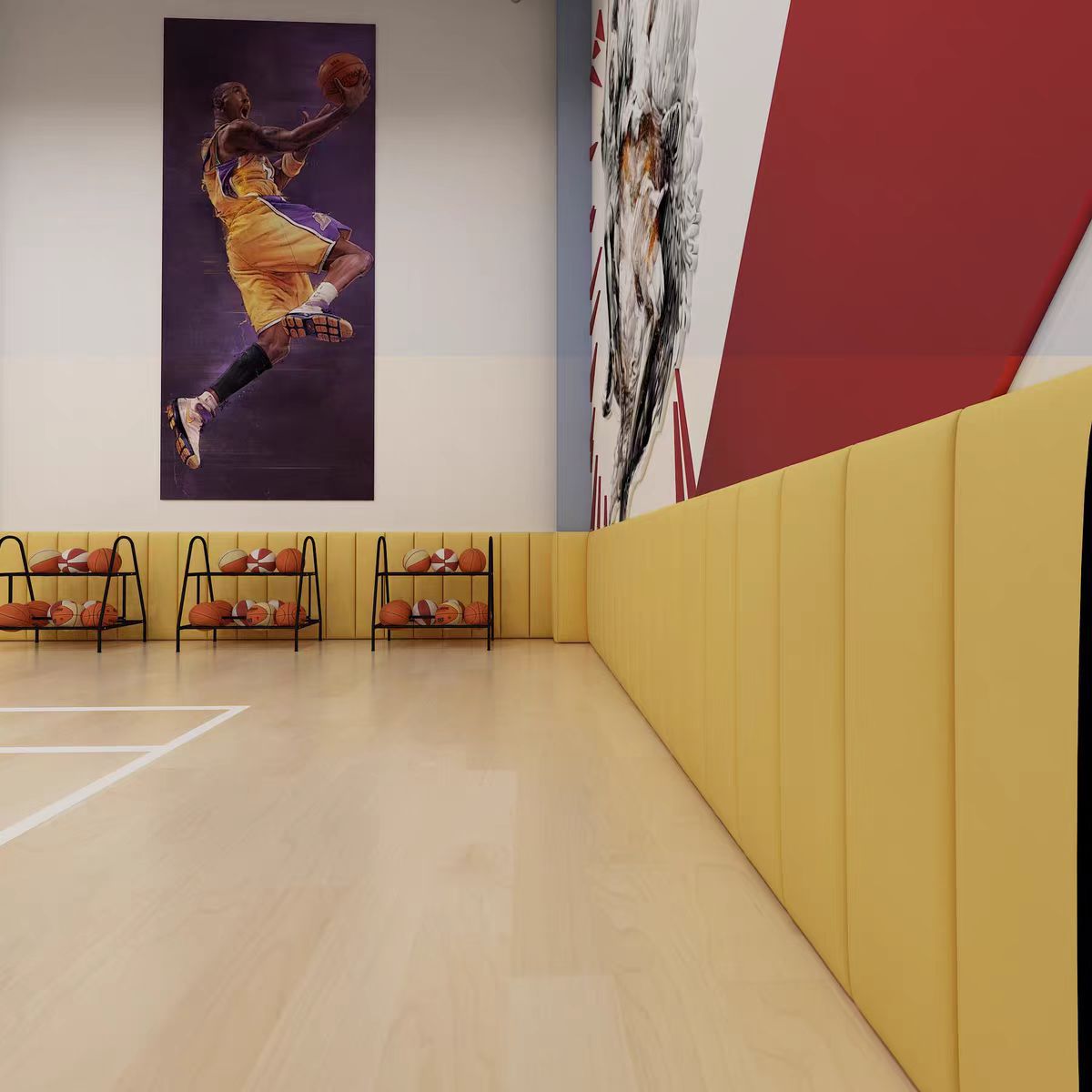 Manufacturer Processes Stadium Anti-Collision Soft Panels, Basketball Court Anti-Collision Columns, and Thickened Soft Panels for Taekwondo and Martial Arts Gym Walls