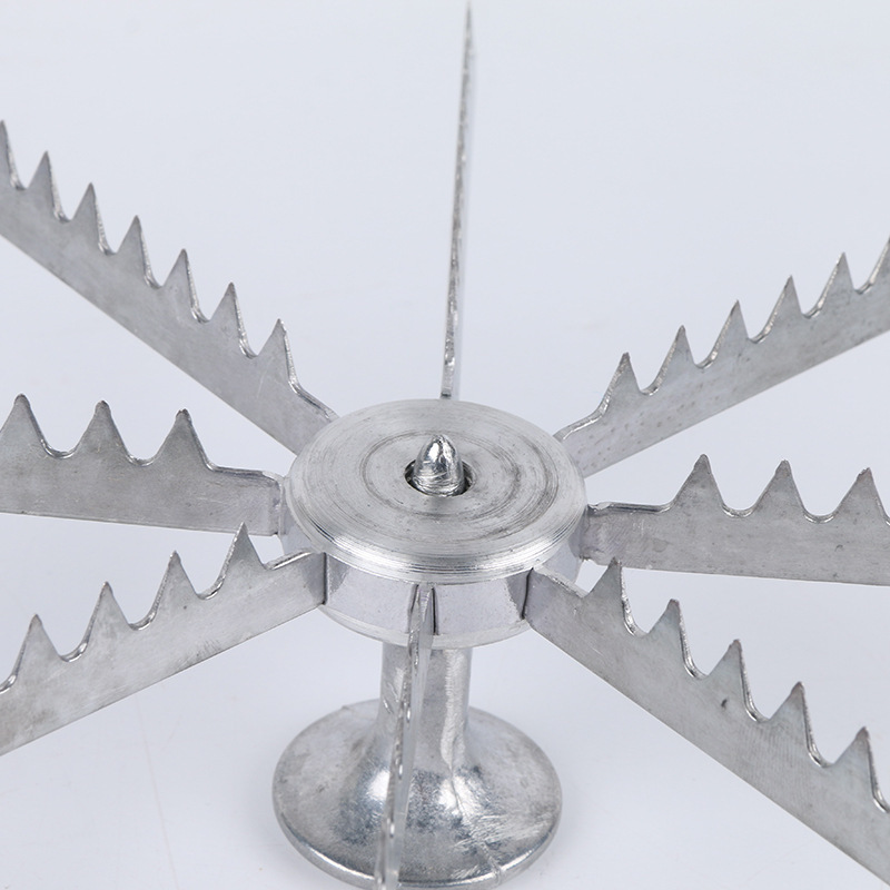 Manufacturer Wholesale Aluminum Alloy Gear Pizza Cutter Multi-Tooth Pizza Cutter 5-12 Baking Tools Cake Mold