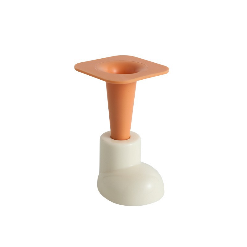 Round shoes door suction creative small feet detachable adhesive-free room decoration tissue box trash can decorations