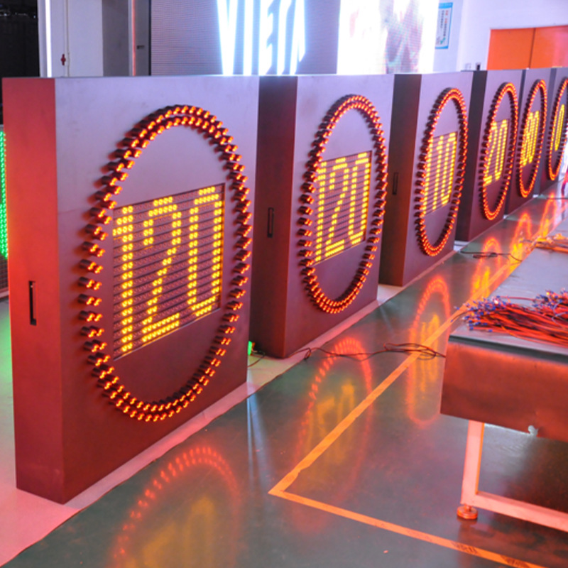 Factory Direct Sales Sheet Metal Box Variable Speed Limit Logo Highway led Display Traffic Information Induction Screen