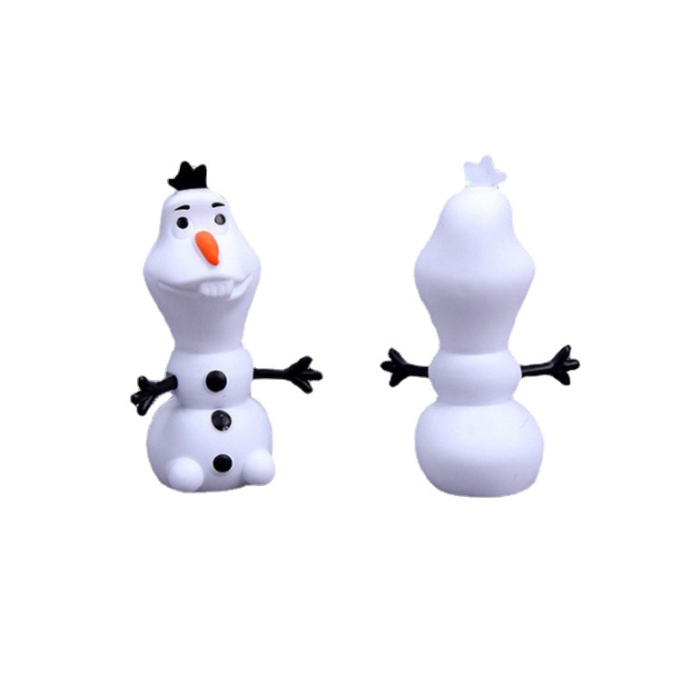 Cake Decoration Ornaments Snow Treasure Doll Plastic Snowman Scene Decoration Dress Ice and Snow Doll Baking Decoration