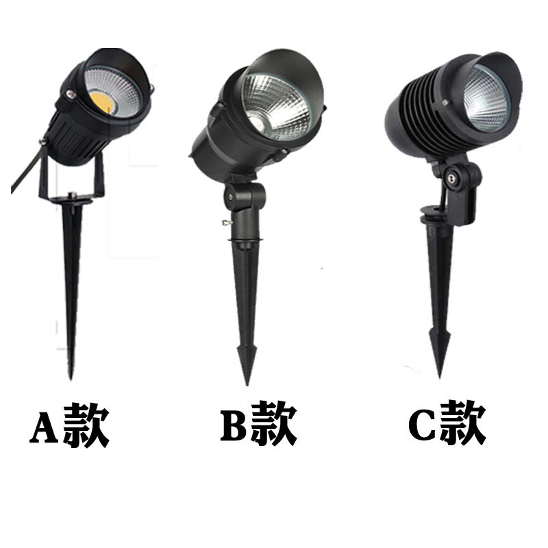 Tree lamp landscape spotlight led tree lamp outdoor waterproof flood lamp insert lamp lawn lamp garden insert lamp