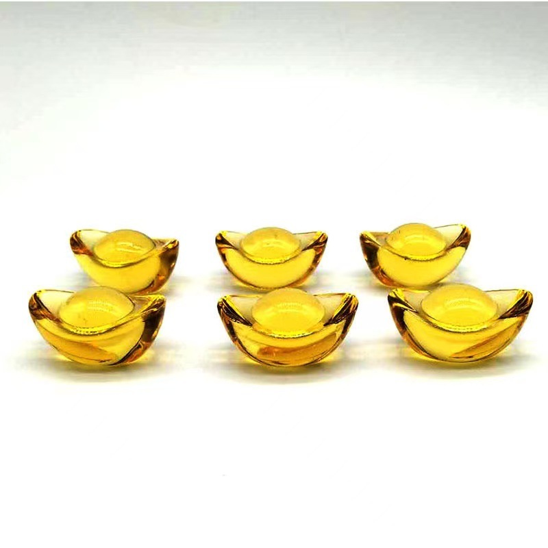 Yellow Crystal Gift Gravel Ornaments Home Colorful Crystal Holiday Gifts Opening Gifts Wholesale and Retail Cross-Border